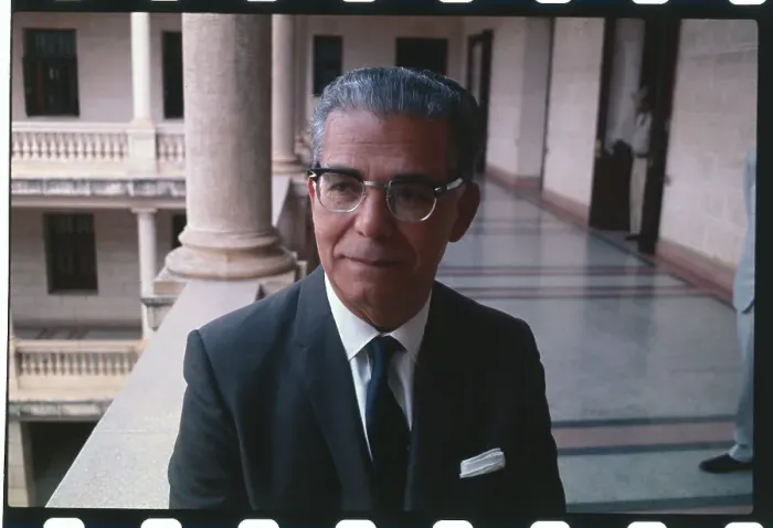 Framed Print : Portrait of Joaquin Balaguer