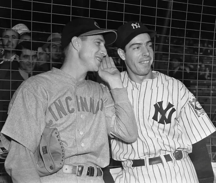 Framed Print : Portrait of Joe DiMaggio with Bucky Walters Framed Print : Portrait of Joe DiMaggio with Bucky Walters