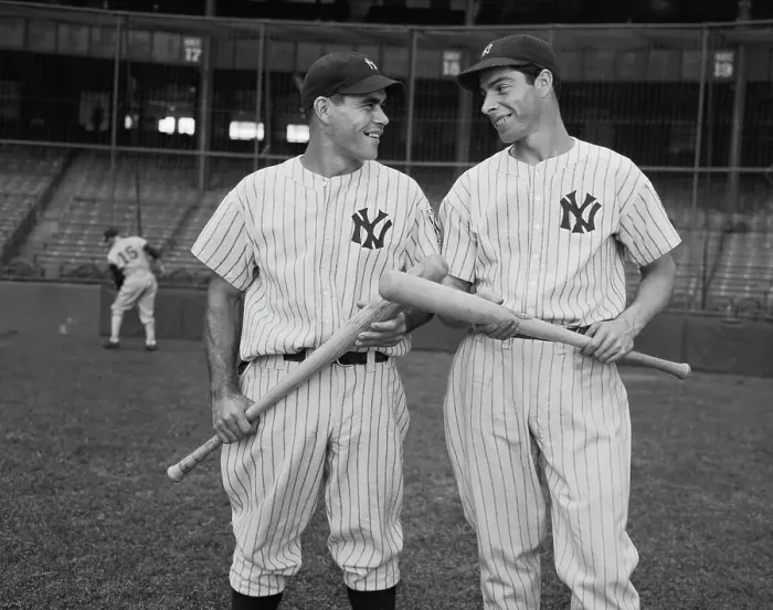 Framed Print : Portrait of Joe DiMaggio with Charlie Keller Framed Print : Portrait of Joe DiMaggio with Charlie Keller