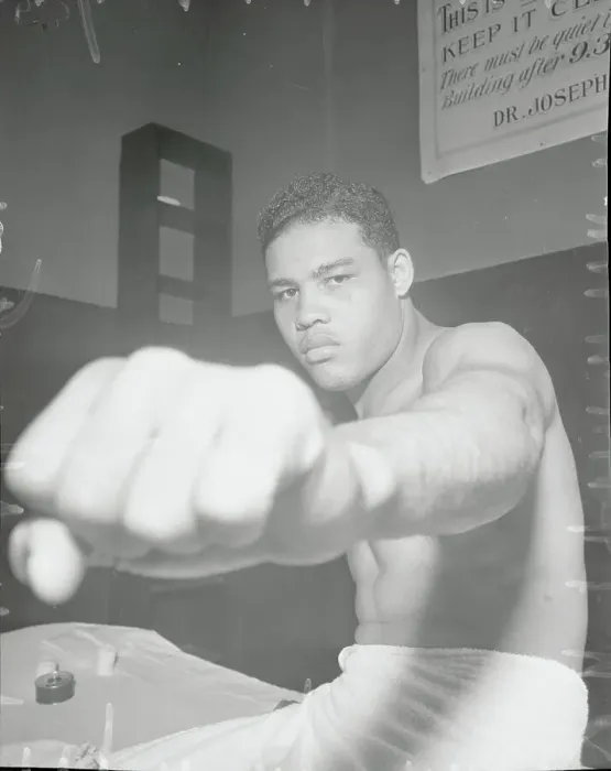 Framed Print : Portrait of Joe Louis