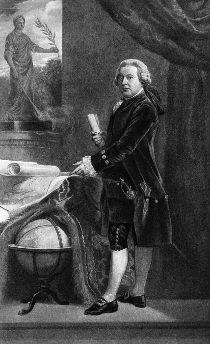 Framed Print : Portrait of John Adams from Side Framed Print : Portrait of John Adams from Side
