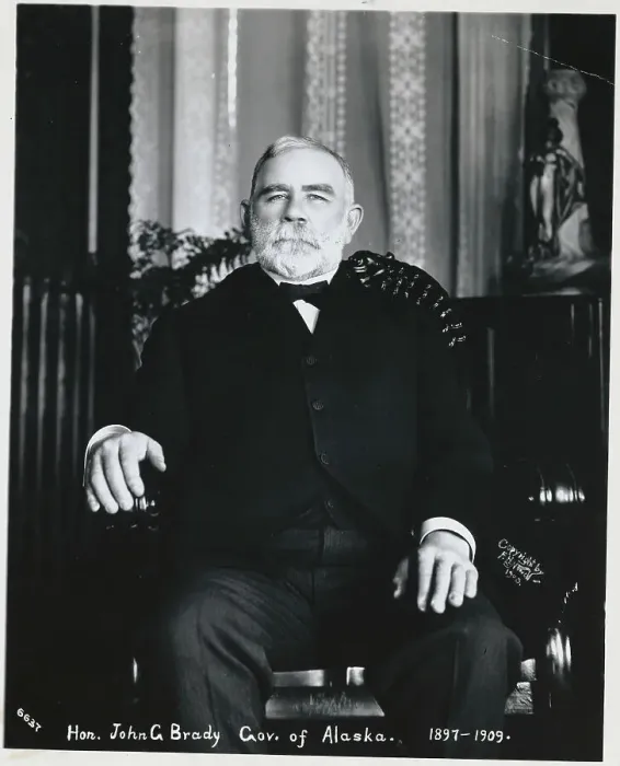 Framed Print : Portrait of John C. Brady