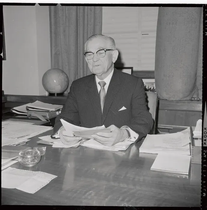 Framed Print : Portrait of John C. Stennis Framed Print : Portrait of John C. Stennis
