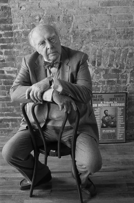 Framed Print : Portrait of John Houseman Framed Print : Portrait of John Houseman