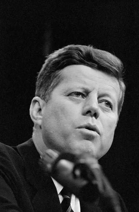 Framed Print : Portrait of John Kennedy Framed Print : Portrait of John Kennedy