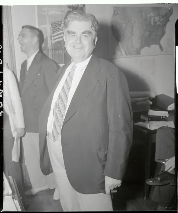 Framed Print : Portrait of John L. Lewis