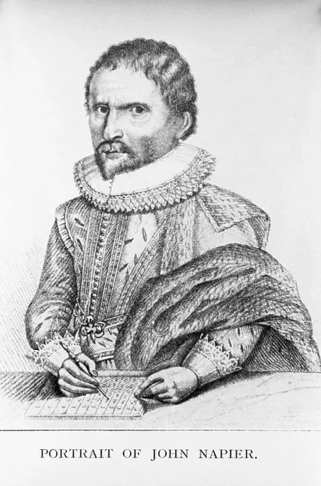 Framed Print : Portrait of John Napier Framed Print : Portrait of John Napier