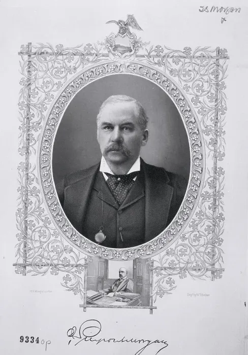 Framed Print : Portrait of John Pierpont Morgan, Jr Framed Print : Portrait of John Pierpont Morgan, Jr