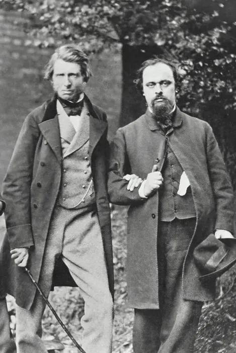 Framed Print : Portrait of John Ruskin and Dante G. Rossetti Framed Print : Portrait of John Ruskin and Dante G. Rossetti