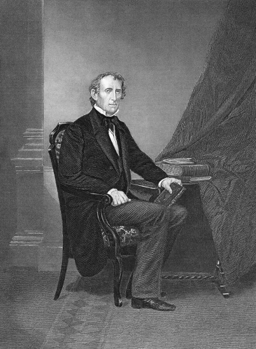 Framed Print : Portrait of John Tyler Framed Print : Portrait of John Tyler