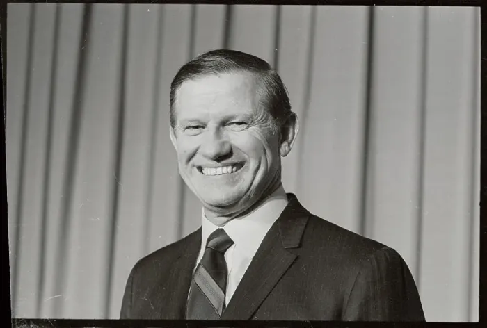 Framed Print : Portrait of John Volpe