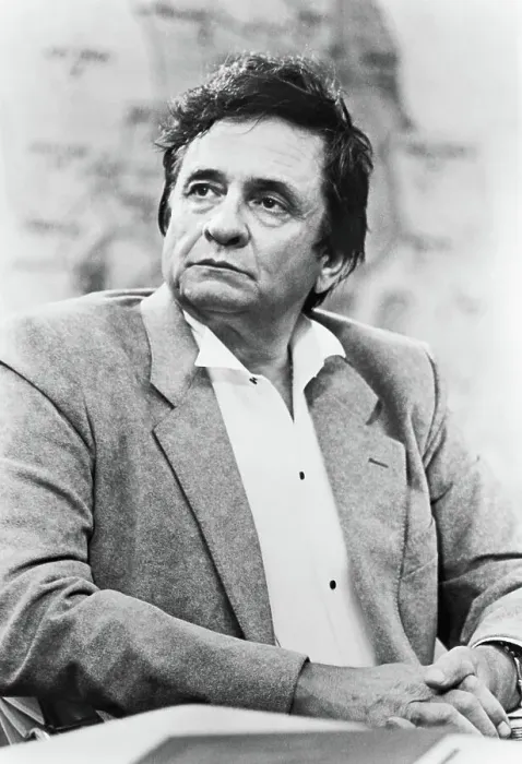 Framed Print : Portrait of Johnny Cash Framed Print : Portrait of Johnny Cash