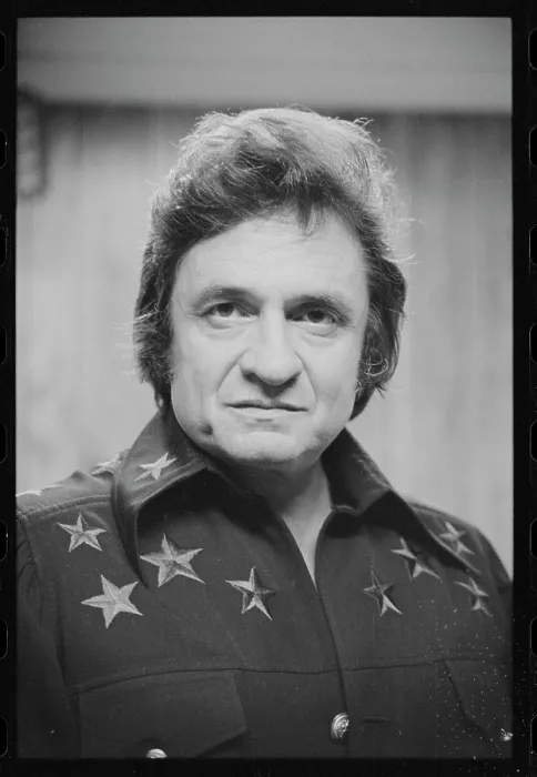 Framed Print : Portrait Of Johnny Cash Framed Print : Portrait Of Johnny Cash
