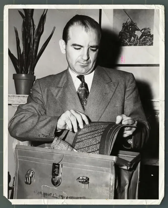 Framed Print : Portrait of Joseph McCarthy Framed Print : Portrait of Joseph McCarthy