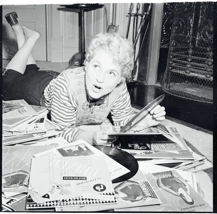 Framed Print : Portrait of Judy Holliday
