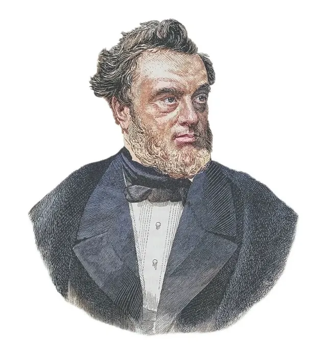 Framed Print : Portrait of Jules Claude Gabriel Favre (1809-1880) French statesman and lawyer Framed Print : Portrait of Jules Claude Gabriel Favre (1809-1880) French statesman and lawyer