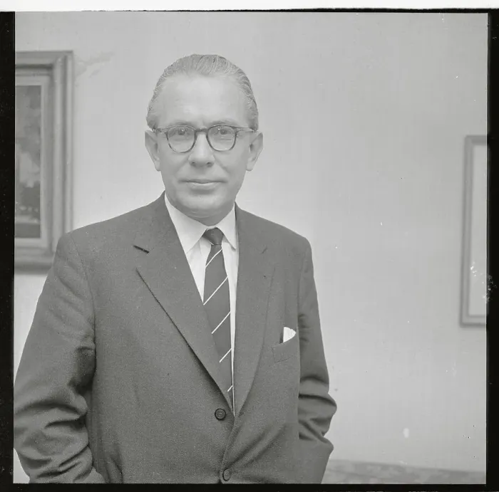 Framed Print : Portrait of Kai Uwe Von Hassel Framed Print : Portrait of Kai Uwe Von Hassel