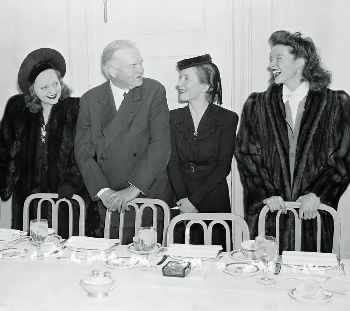 Framed Print : Portrait of Katharine Hepburn and Others