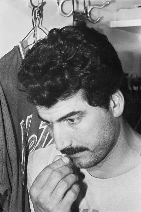 Framed Print : Portrait of Keith Hernandez Looking Pensive Framed Print : Portrait of Keith Hernandez Looking Pensive