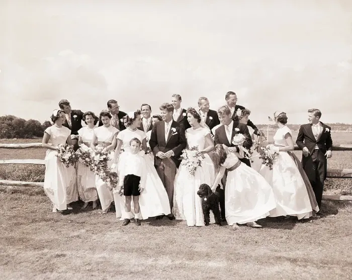 Framed Print : Portrait of the Kennedy Wedding Framed Print : Portrait of the Kennedy Wedding