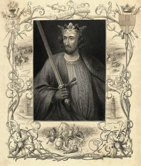 Framed Print : Portrait of King Edward I Framed Print : Portrait of King Edward I