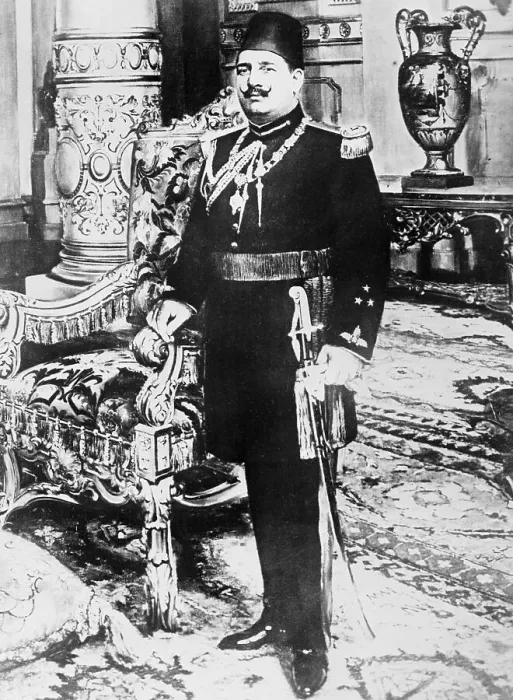 Framed Print : Portrait of King Faud Framed Print : Portrait of King Faud
