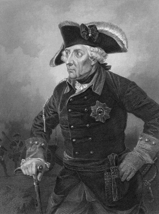 Framed Print : Portrait of King Frederick the Great Framed Print : Portrait of King Frederick the Great