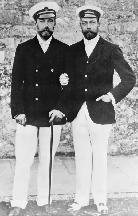 Framed Print : Portrait of King George V and Tsar Nicholas Framed Print : Portrait of King George V and Tsar Nicholas