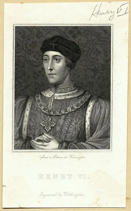 Framed Print : Portrait Of King Henry Vi Of England Framed Print : Portrait Of King Henry Vi Of England