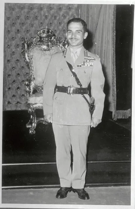 Framed Print : Portrait of King Hussein of Jordan Framed Print : Portrait of King Hussein of Jordan