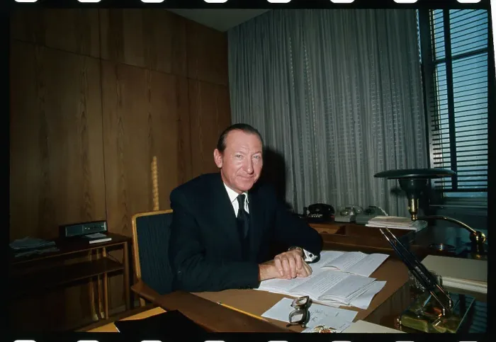 Framed Print : Portrait of Kurt Waldheim Framed Print : Portrait of Kurt Waldheim