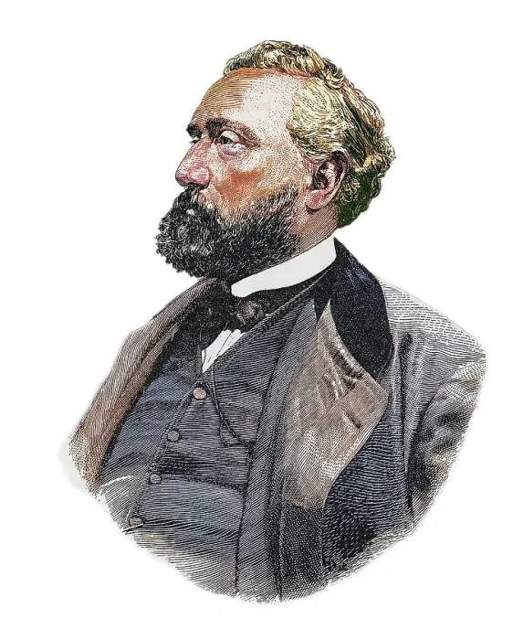 Framed Print : Portrait of Leon Gambetta, French lawyer and republican politician who proclaimed the French Third Republic in 1870 Framed Print : Portrait of Leon Gambetta, French lawyer and republican politician who proclaimed the French Third Republic in 1870