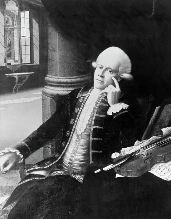 Framed Print : Portrait of Leopold Mozart Framed Print : Portrait of Leopold Mozart