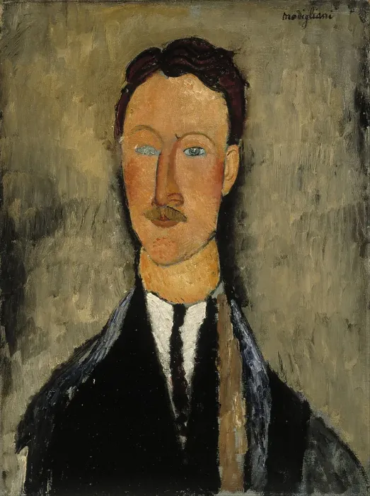 Framed Print : Portrait of Léopold Survage (1879-1968). Artist: Modigliani, Amedeo (1884-1920) Framed Print : Portrait of Léopold Survage (1879-1968). Artist: Modigliani, Amedeo (1884-1920)