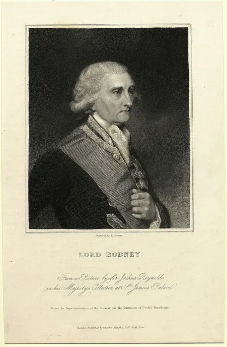 Framed Print : Portrait Of Lord G.B. Rodney Framed Print : Portrait Of Lord G.B. Rodney