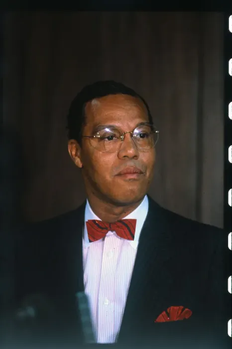 Framed Print : Portrait of Louis Farrakhan Framed Print : Portrait of Louis Farrakhan