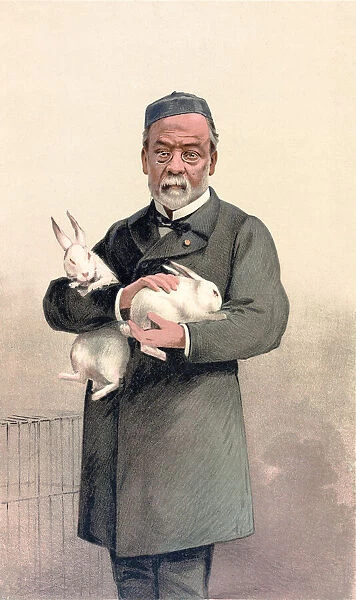 Portrait of Louis Pasteur, French Biologist