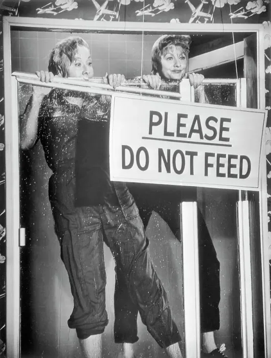 Framed Print : Portrait of Lucille Ball and Vivian Vance Framed Print : Portrait of Lucille Ball and Vivian Vance