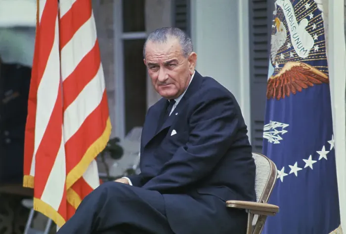 Framed Print : Portrait of Lyndon B. Johnson Framed Print : Portrait of Lyndon B. Johnson