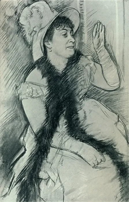 Framed Print : Portrait Of Madame X, C19Th Century. Artist: Edgar Degas Framed Print : Portrait Of Madame X, C19Th Century. Artist: Edgar Degas