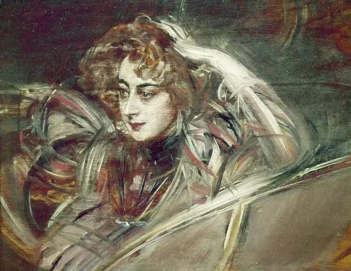 Framed Print : Portrait of Madame X. Melancholia (Ritratto di Madame X, Malinconia), by Giovanni Boldini, 1907, 20th Century, oil on canvas