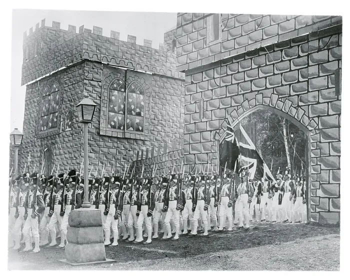 Framed Print : Portrait of Marching Soldiers Framed Print : Portrait of Marching Soldiers