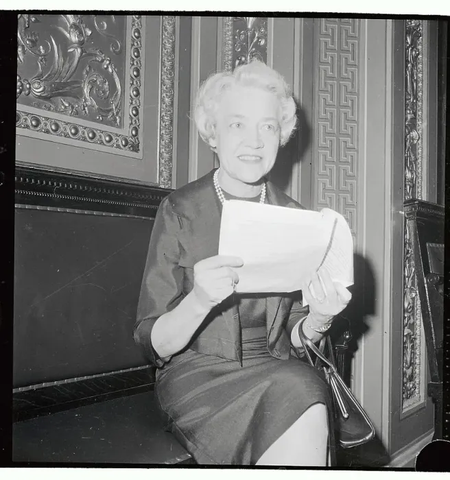 Framed Print : Portrait of Margaret Chase Smith Framed Print : Portrait of Margaret Chase Smith