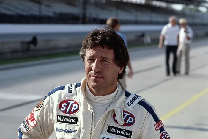 Framed Print : Portrait of Mario Andretti Framed Print : Portrait of Mario Andretti