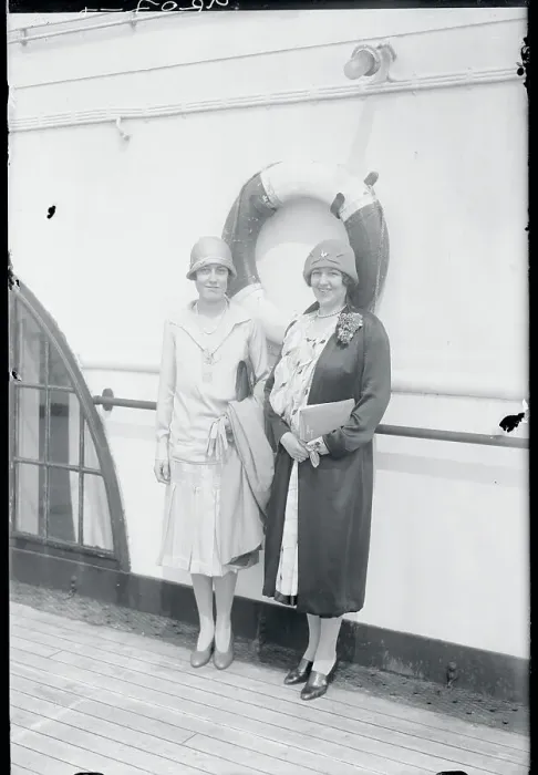 Framed Print : Portrait of Marion and Alice Tully