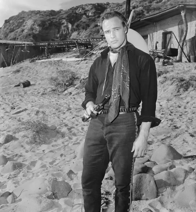 Framed Print : Portrait of Marlon Brando Framed Print : Portrait of Marlon Brando