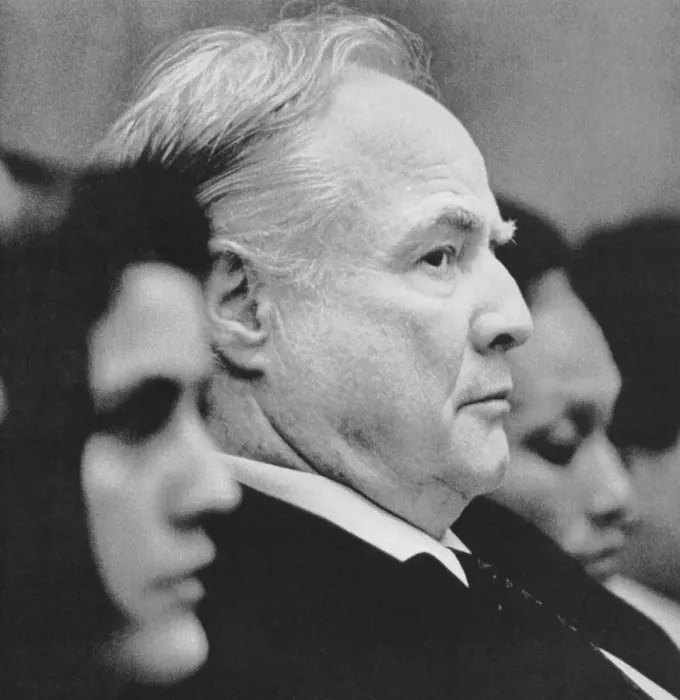 Framed Print : Portrait of Marlon Brando Framed Print : Portrait of Marlon Brando