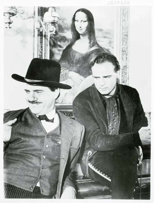 Framed Print : Portrait of Marlon Brando and Karl Malden Framed Print : Portrait of Marlon Brando and Karl Malden