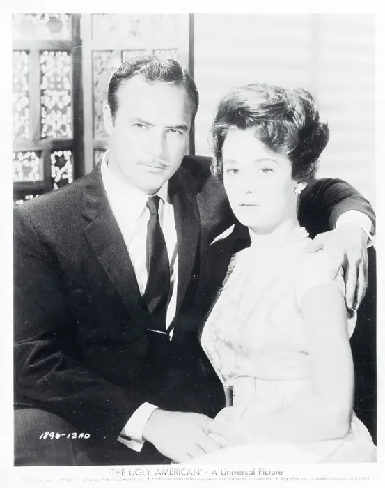 Framed Print : Portrait of Marlon Brando with Sandra Church Framed Print : Portrait of Marlon Brando with Sandra Church