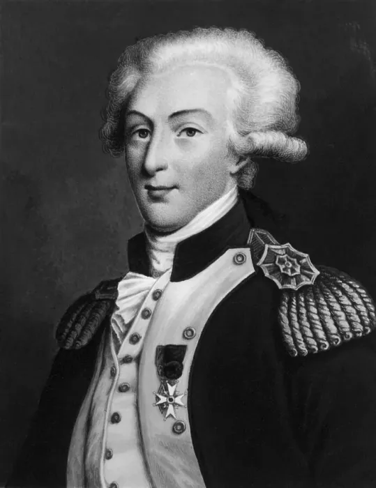 Framed Print : Portrait of Marquis de Lafayette Framed Print : Portrait of Marquis de Lafayette